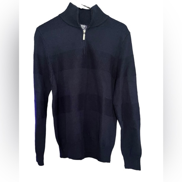 Jeremy Argyle NYC Merino Wool 1/4 Zip Pullover Sweater - Picture 1 of 4